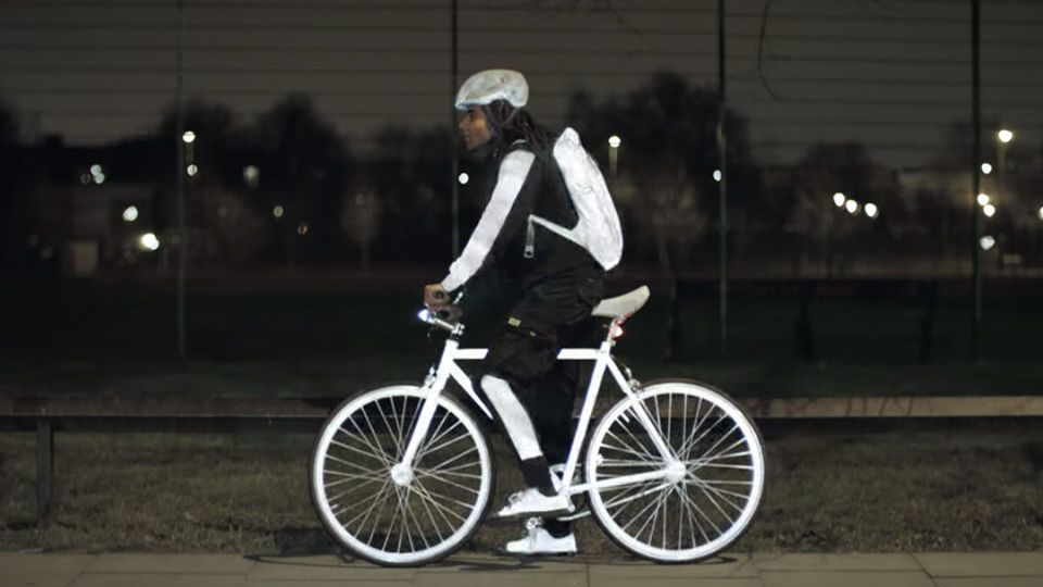 Volvo’s Spray-On Paint Makes Nights Safer for Cyclists