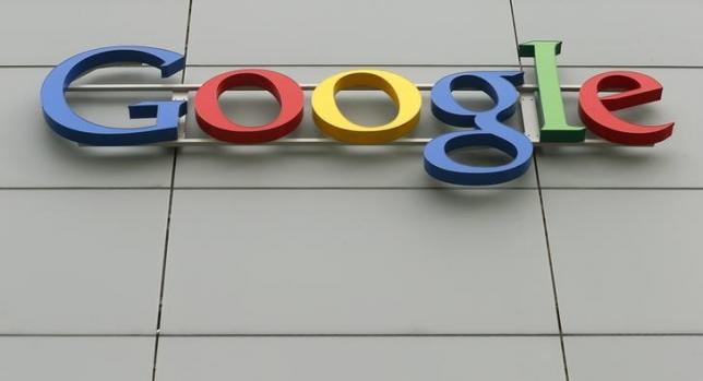 A logo is pictured at Google