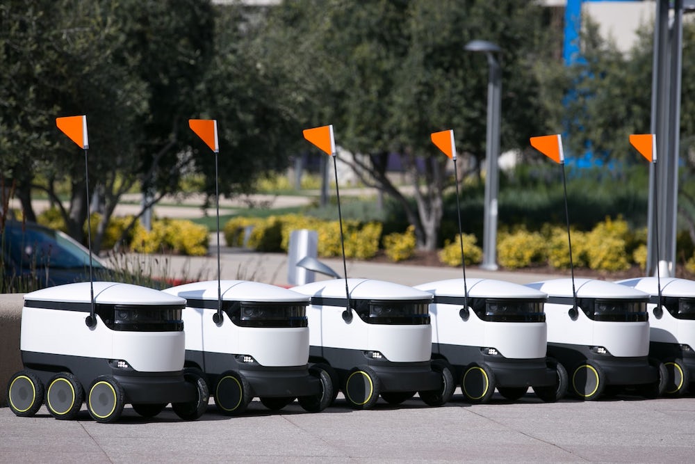 First Robot Delivery Drivers Start Work In Silicon Valley
